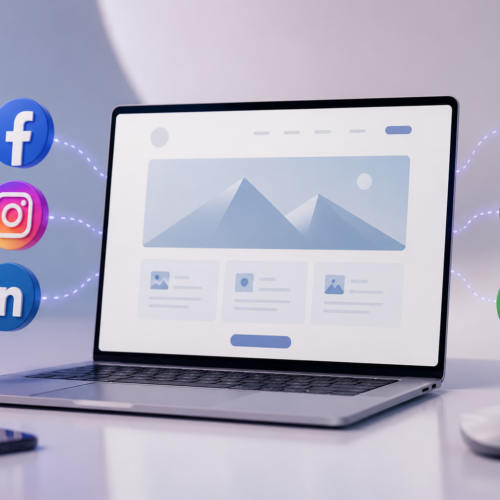 Integratie Social Media (links)